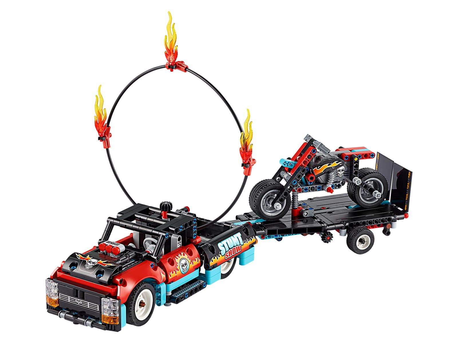 LEGO sættet Stunt Show Truck & Bike