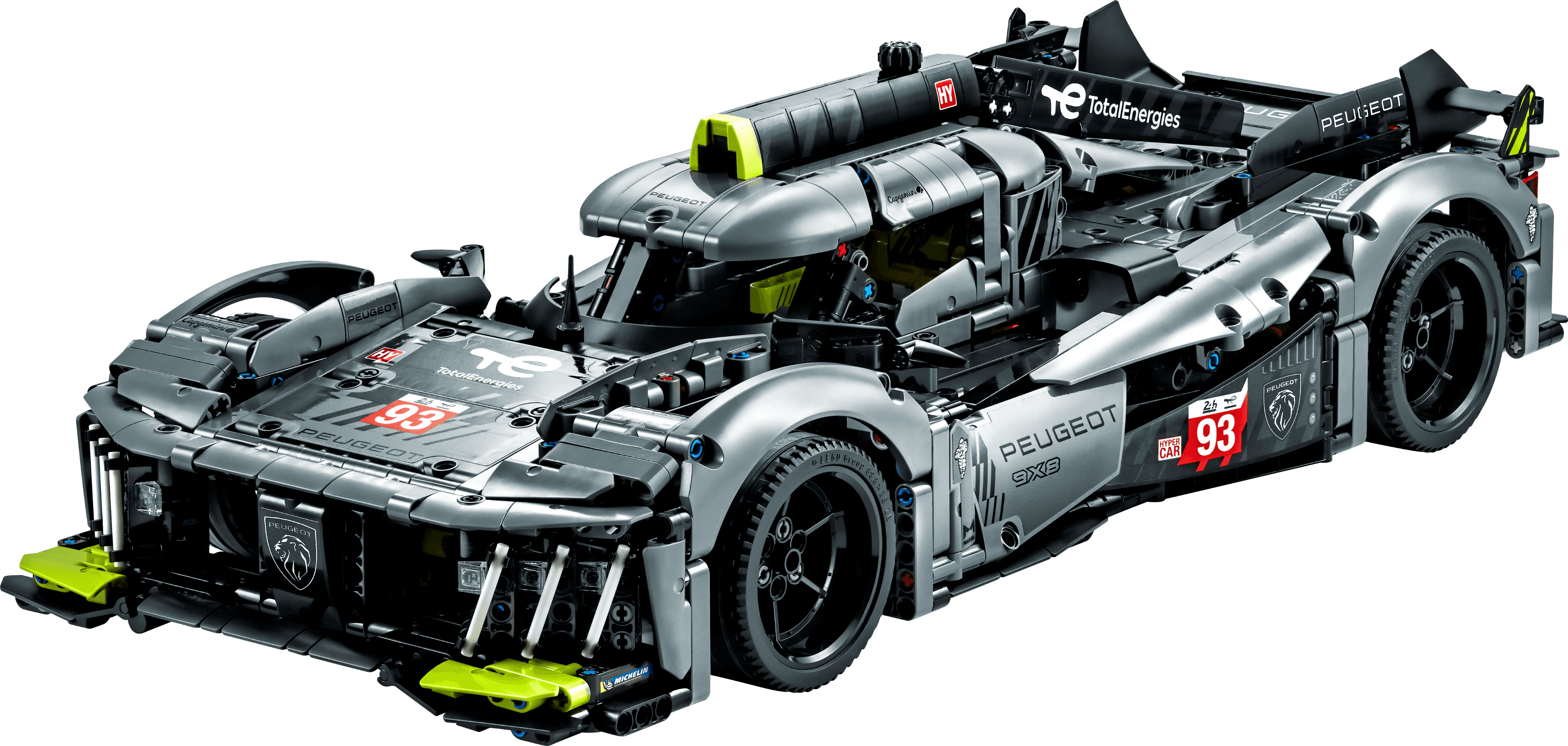 LEGO sættet Peugeot 9X8 Le Mans Hybrid Hypercar