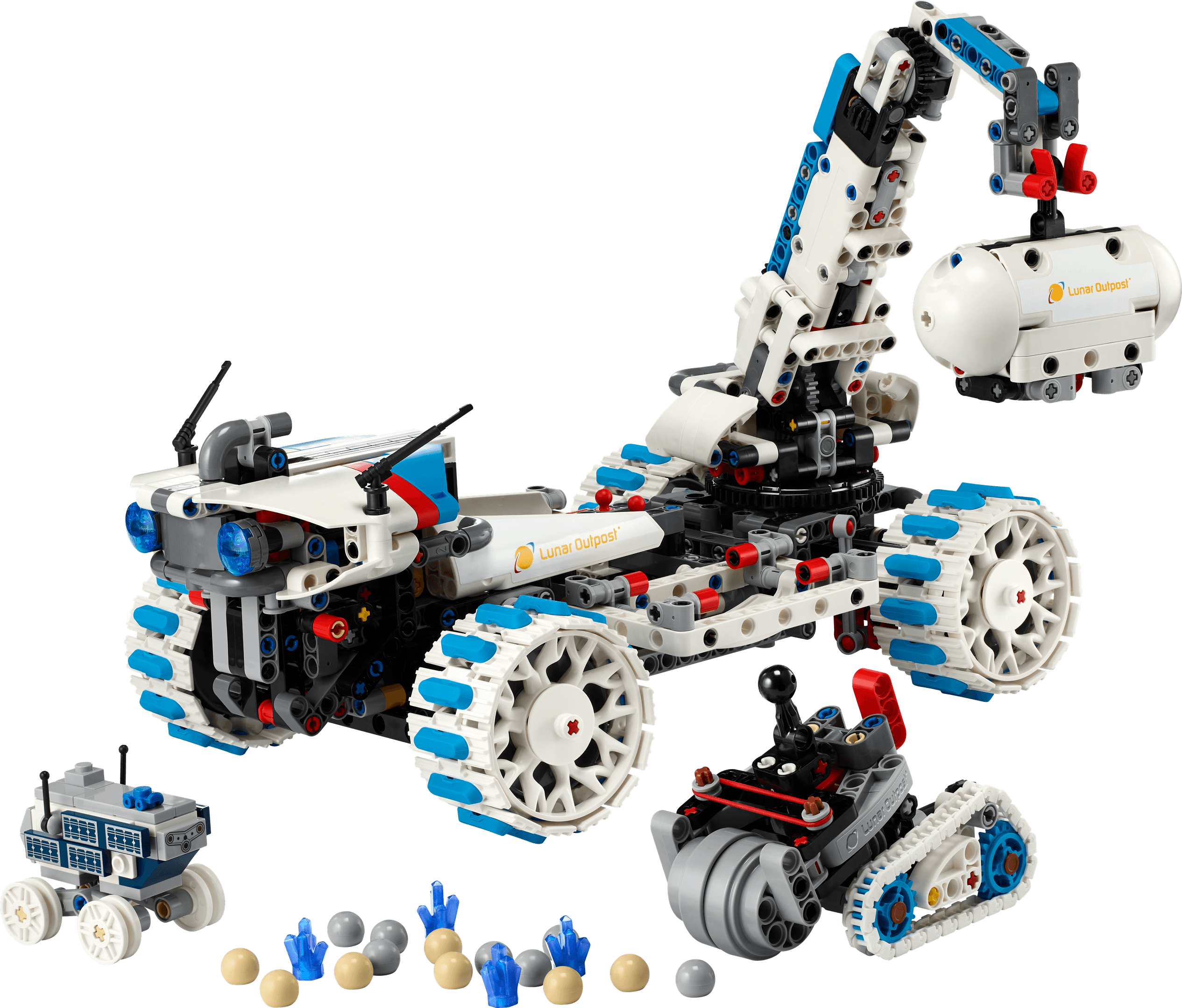 LEGO sættet Lunar Outpost Moon Rover Space Vehicle