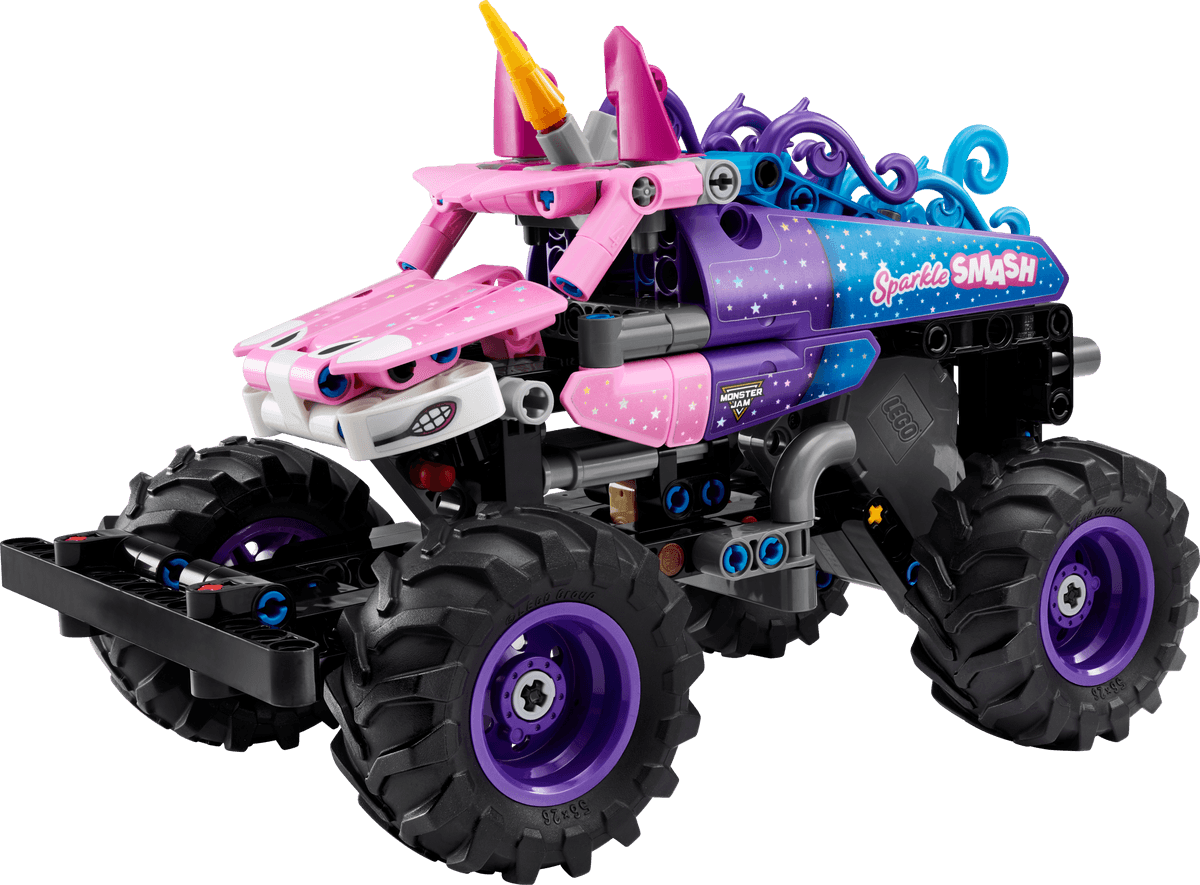 LEGO sættet Monster Jam  Sparkle Smash Pull-Back