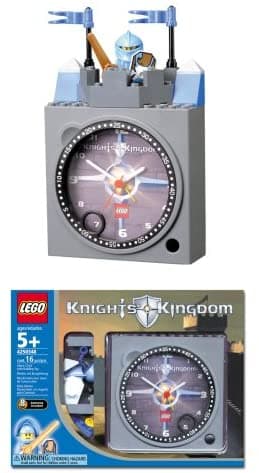 LEGO sættet Knights' Kingdom Alarm Clock with Building Toy