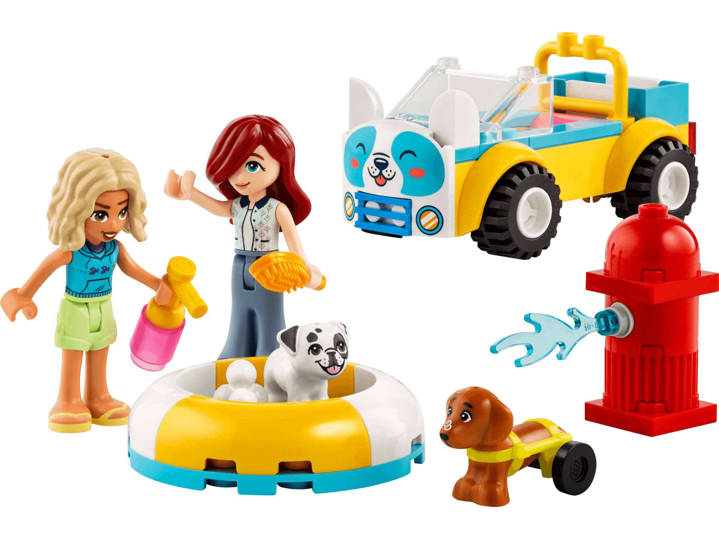LEGO sættet Dog-Grooming Car