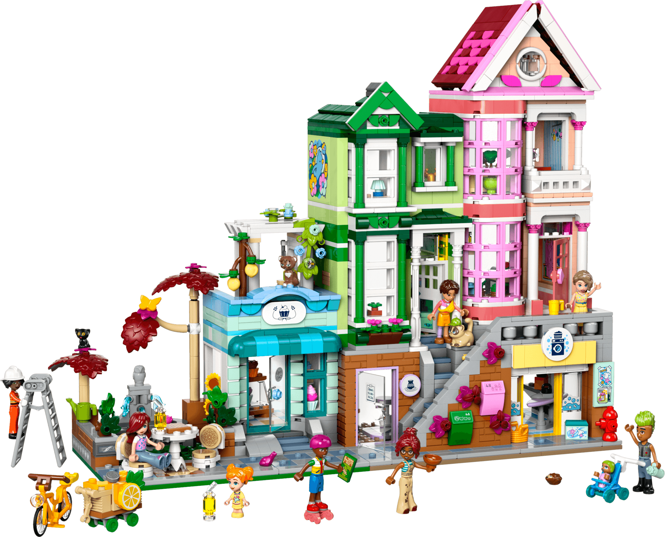LEGO sættet Heartlake City Apartments and Stores