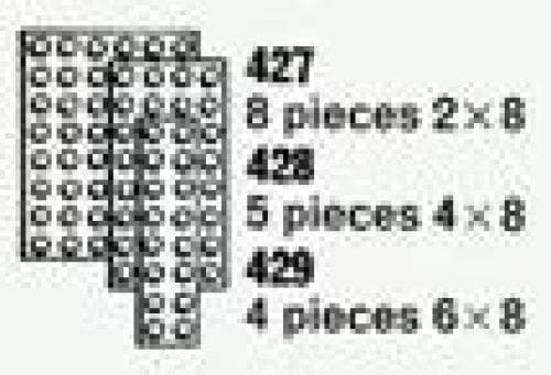 LEGO sættet 8 Plates 2 x 8 (The Building Toy)