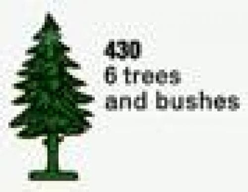 LEGO sættet Six Trees and Bushes (The Building Toy)