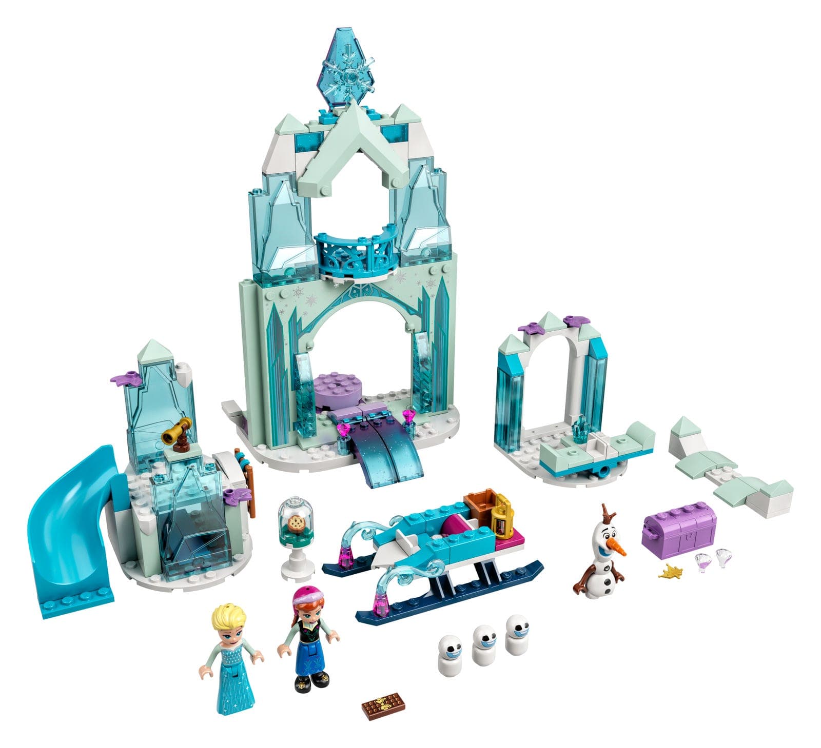 LEGO sættet Anna and Elsa's Frozen Wonderland