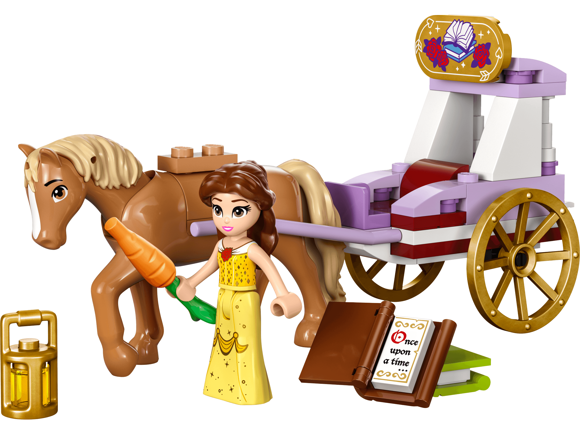LEGO sættet Belle's Storytime Horse Carriage
