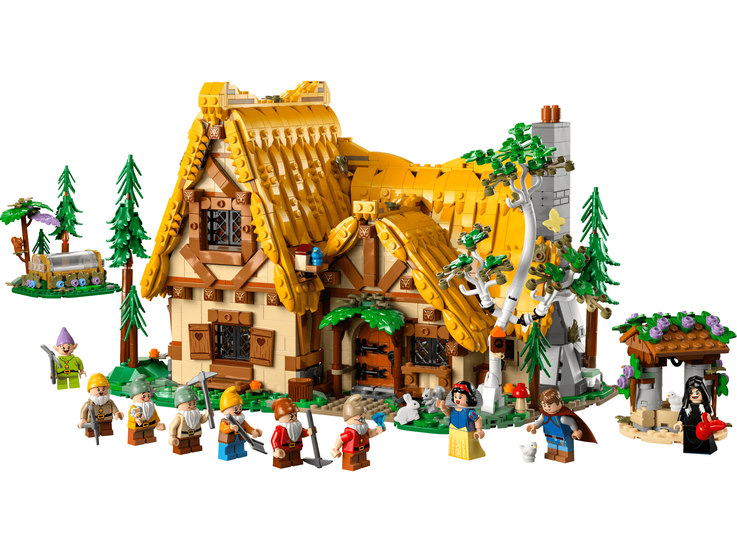 LEGO sættet Snow White and the Seven Dwarfs' Cottage