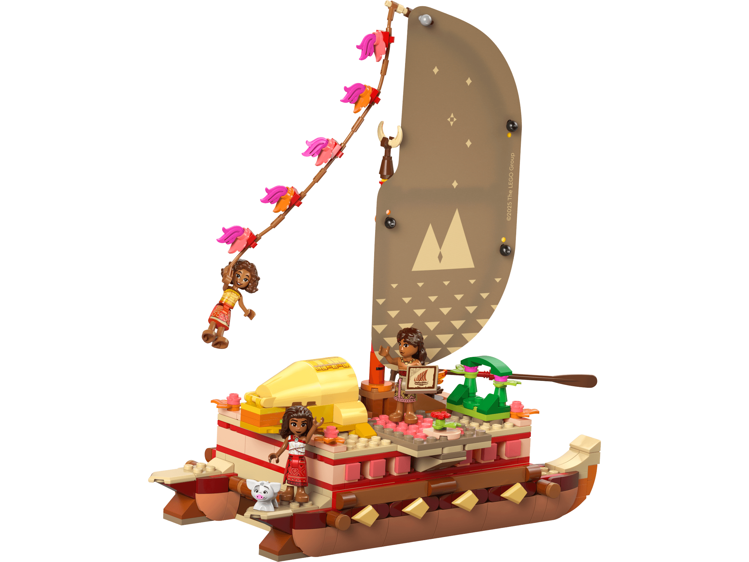 LEGO sættet Moana's Adventure Canoe