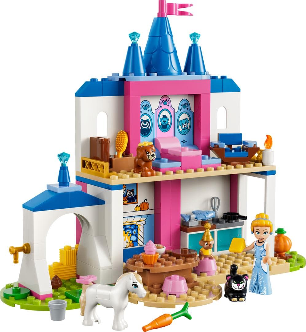 LEGO sættet Cinderella Animal Friends Castle