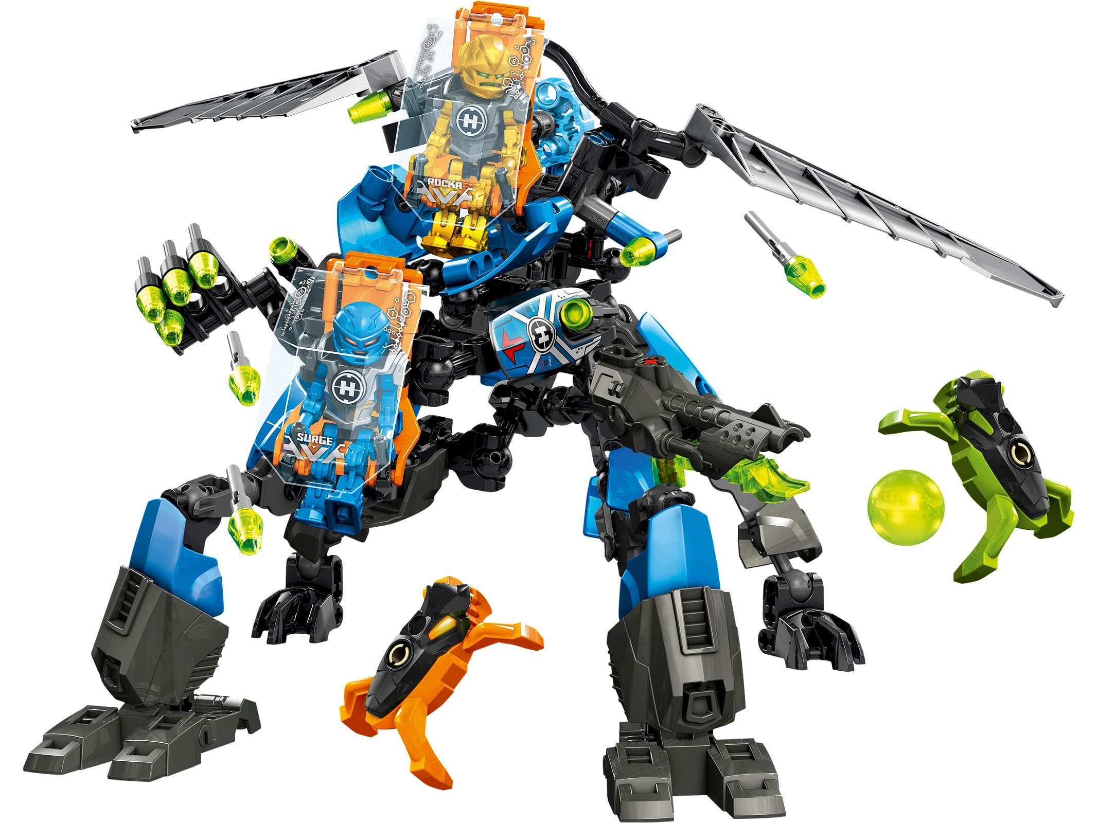 LEGO sættet SURGE & ROCKA Combat Machine