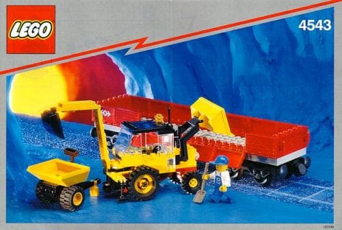 LEGO sættet Railroad Tractor Flatbed
