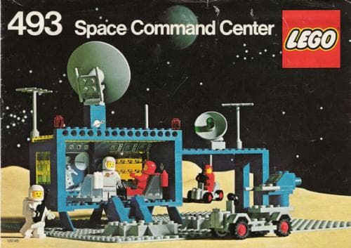 LEGO sættet Space Command Center (Flatplate version)