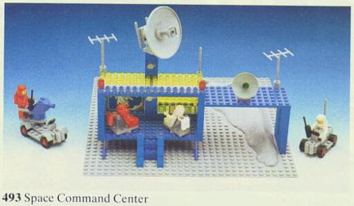 LEGO sættet Space Command Center (Craterplate version)