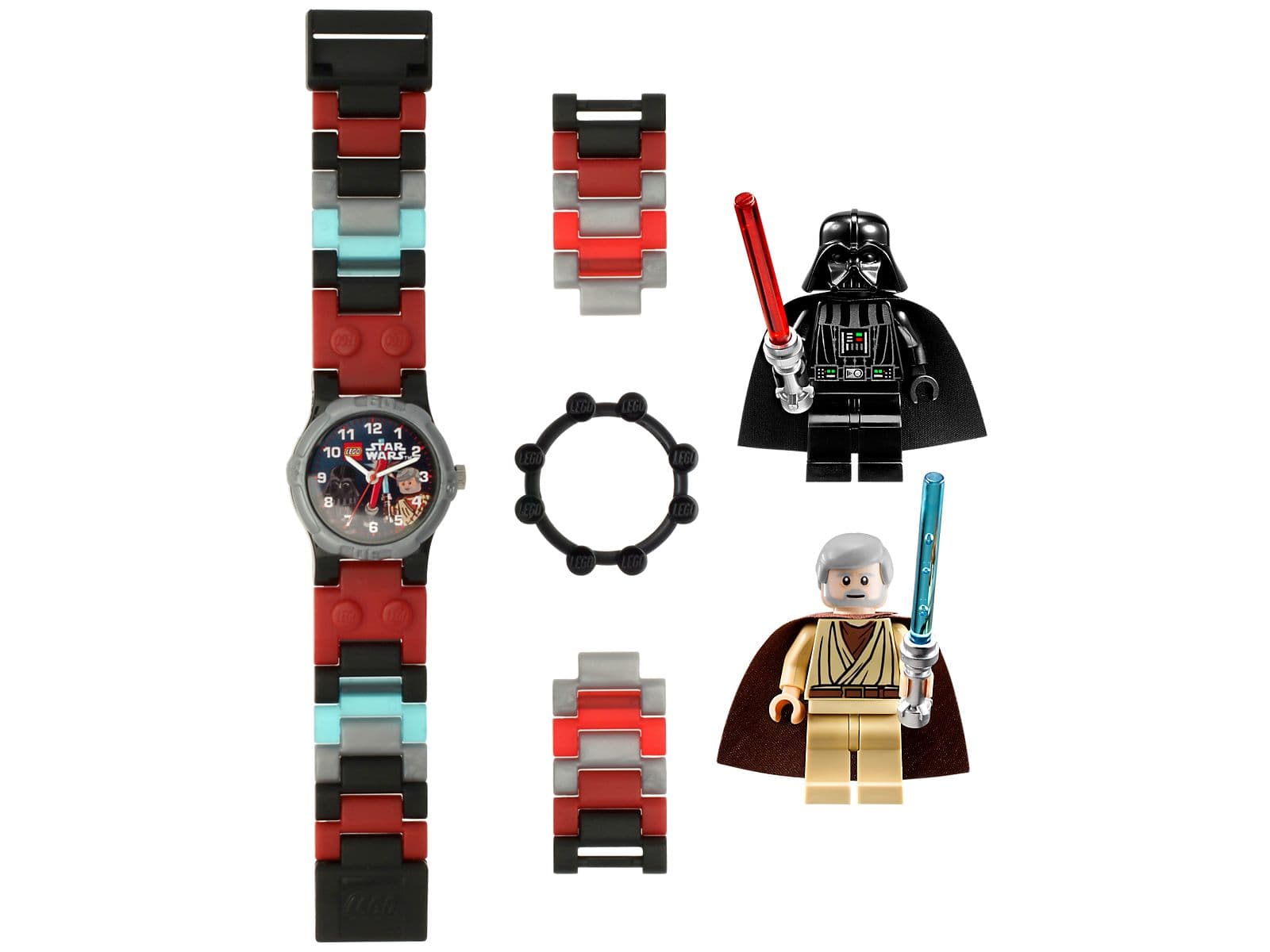 LEGO sættet Darth Vader vs Obi-Wan Buildable Watch with Toy