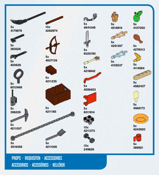 LEGO sættet StoryStarter Props Replacement Pack