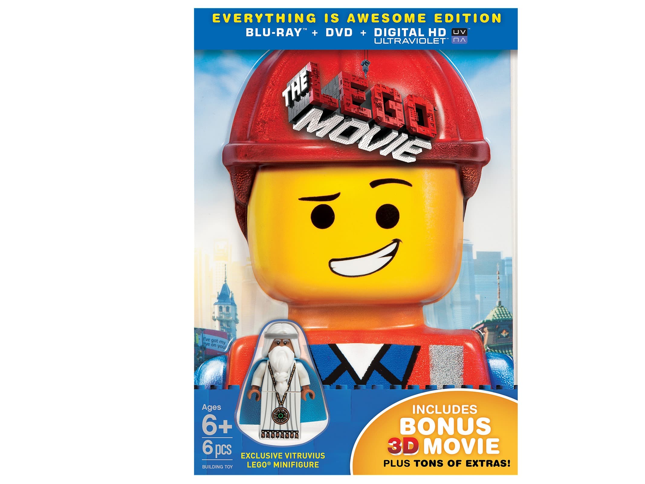 LEGO sættet The LEGO Movie: Everything Is Awesome Edition (Blu-Ray + DVD + Digital)
