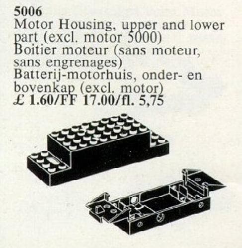 LEGO sættet Replacement 2-Piece Battery Motor Housing