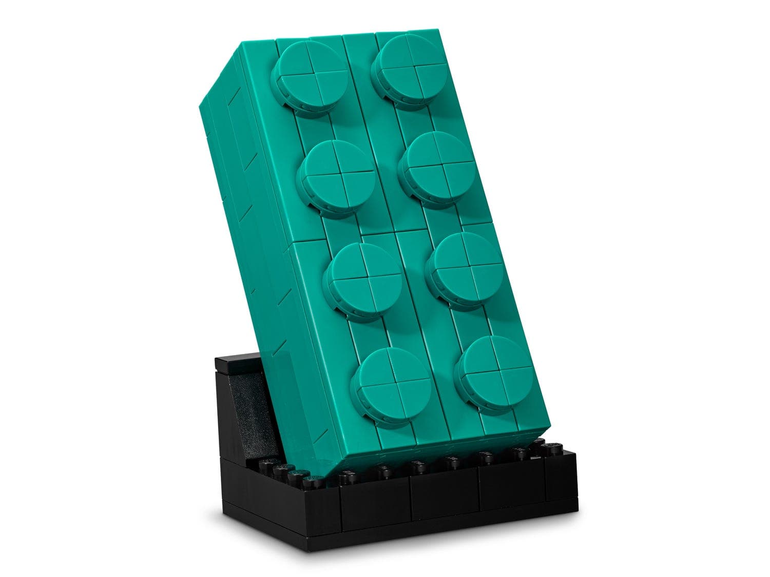 LEGO sættet Buildable 2x4 Teal Brick