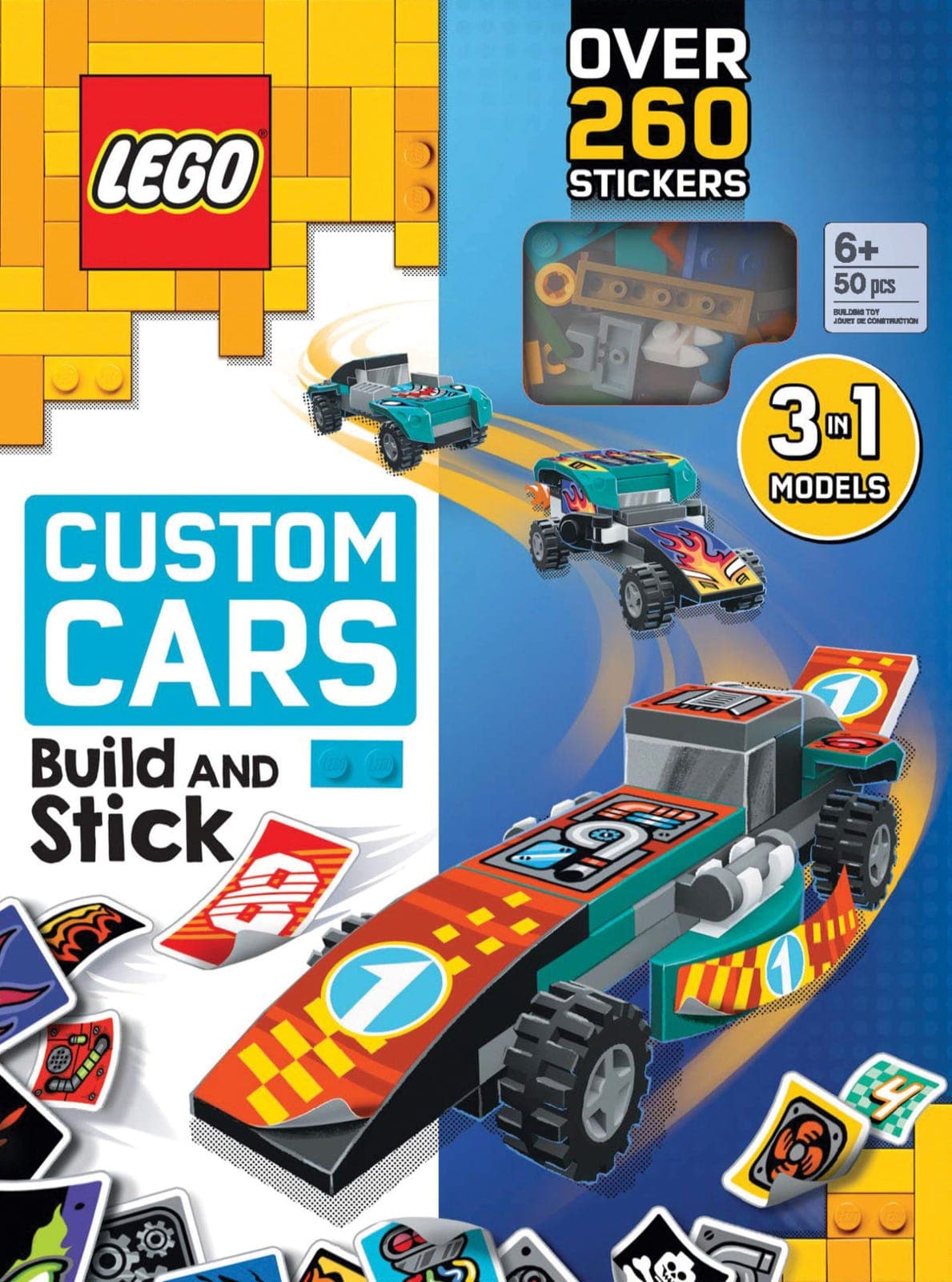 LEGO sættet Build and Stick: Custom Cars