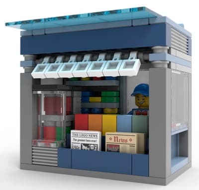 LEGO sættet Newsstand