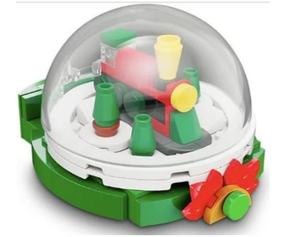 LEGO sættet Holiday Train Snow Globe