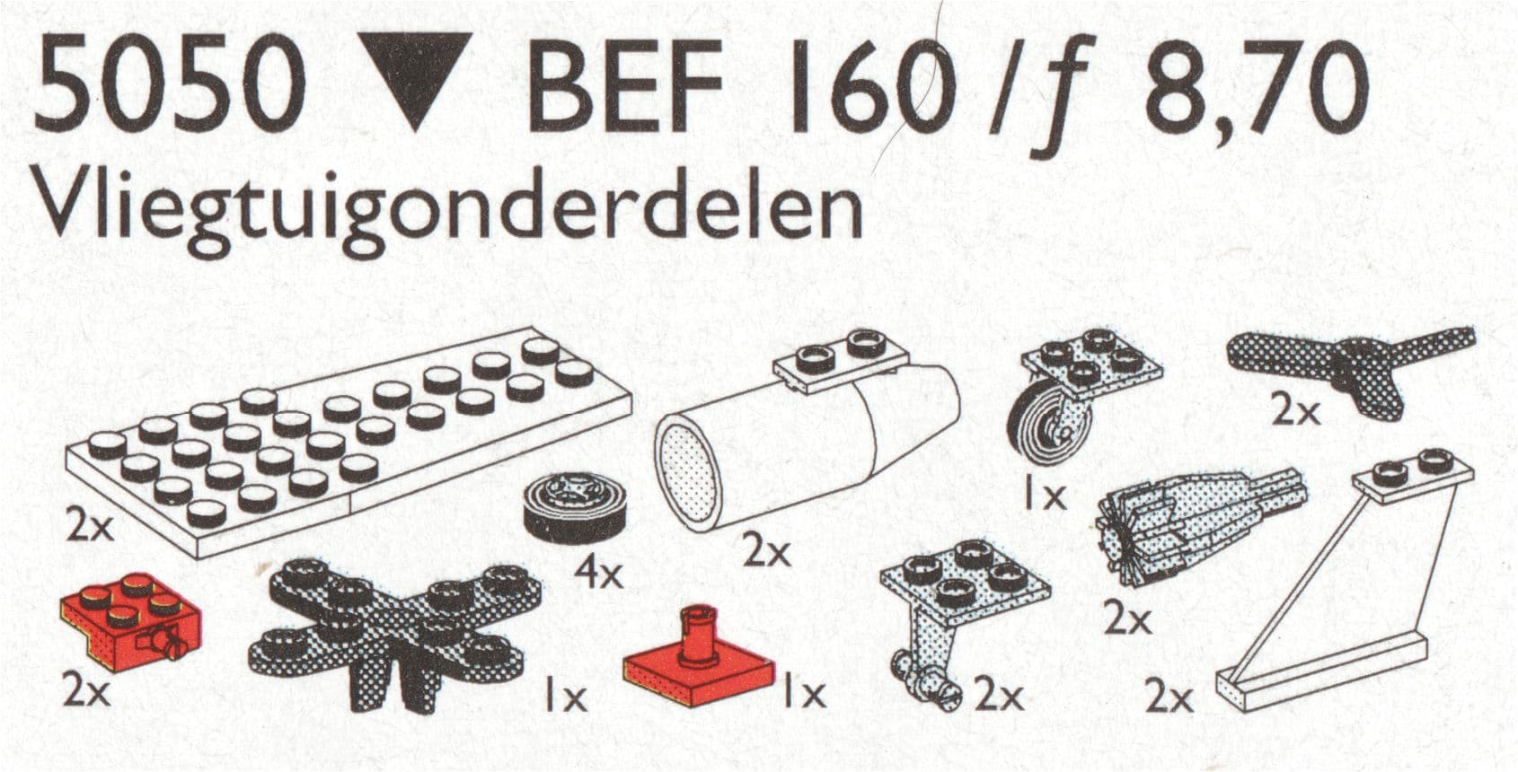 LEGO sættet Plane Accessories