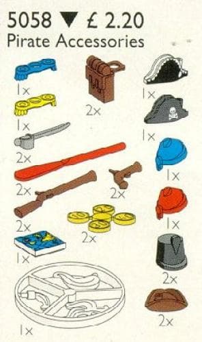 LEGO sættet Pirate Accessories