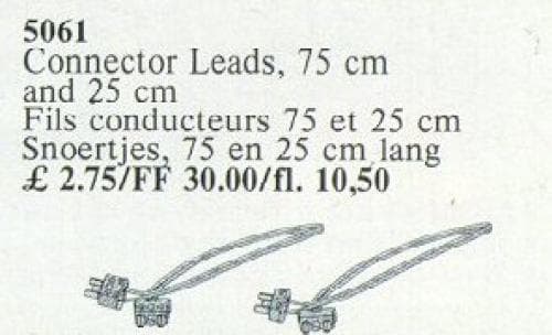 LEGO sættet Connector Leads, 75cm and 25cm