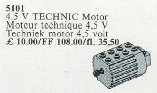 LEGO sættet 4.5v TECHNIC Motor