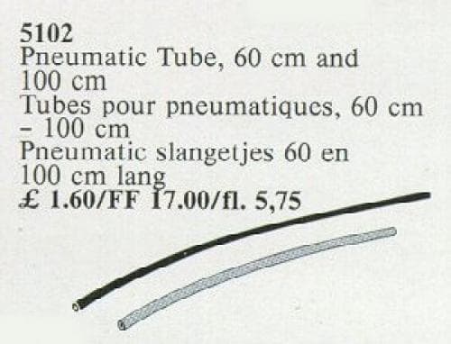 LEGO sættet Pneumatic Tube, 60 cm and 100 cm