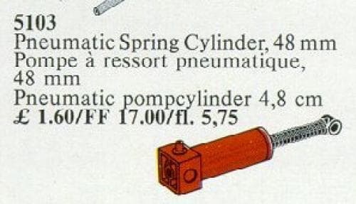 LEGO sættet Pneumatic Spring Cylinder, 48 mm