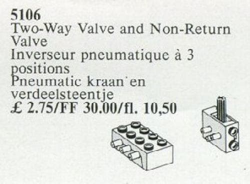 LEGO sættet Two-Way Valve and Non-Return Valve