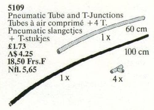 LEGO sættet Pneumatic Tubes and Pieces