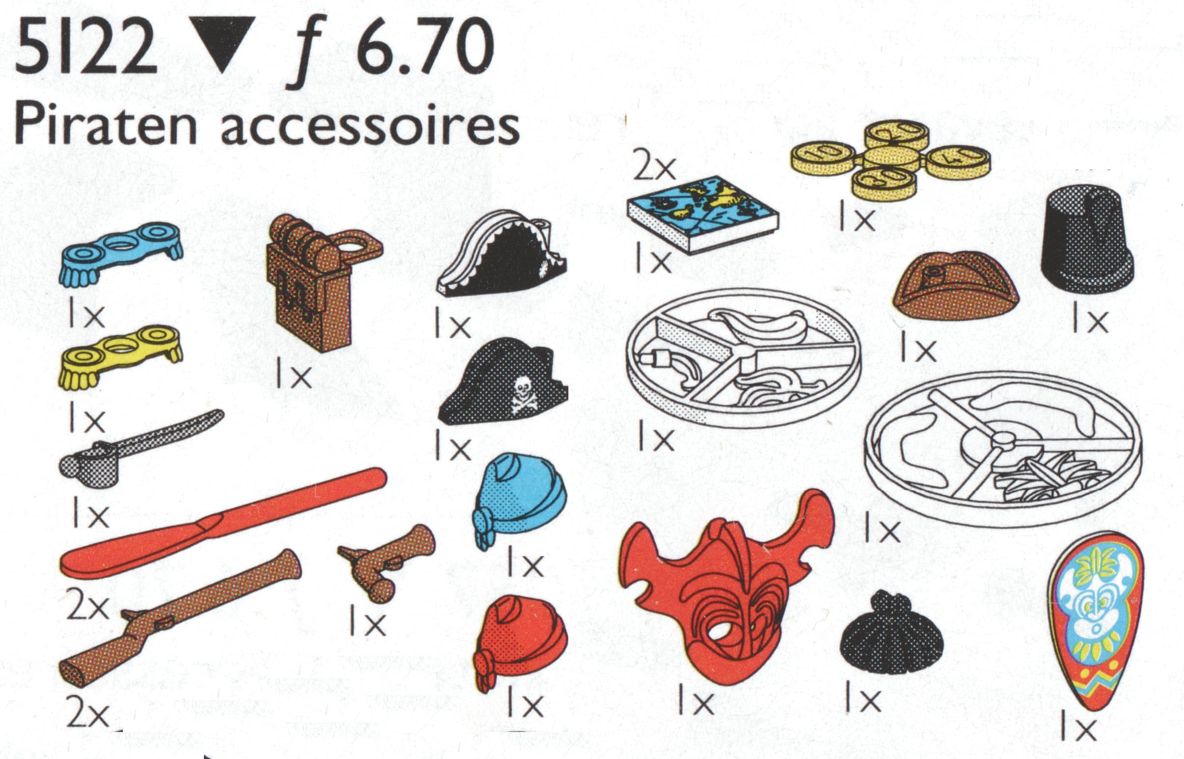 LEGO sættet Pirate Accessories