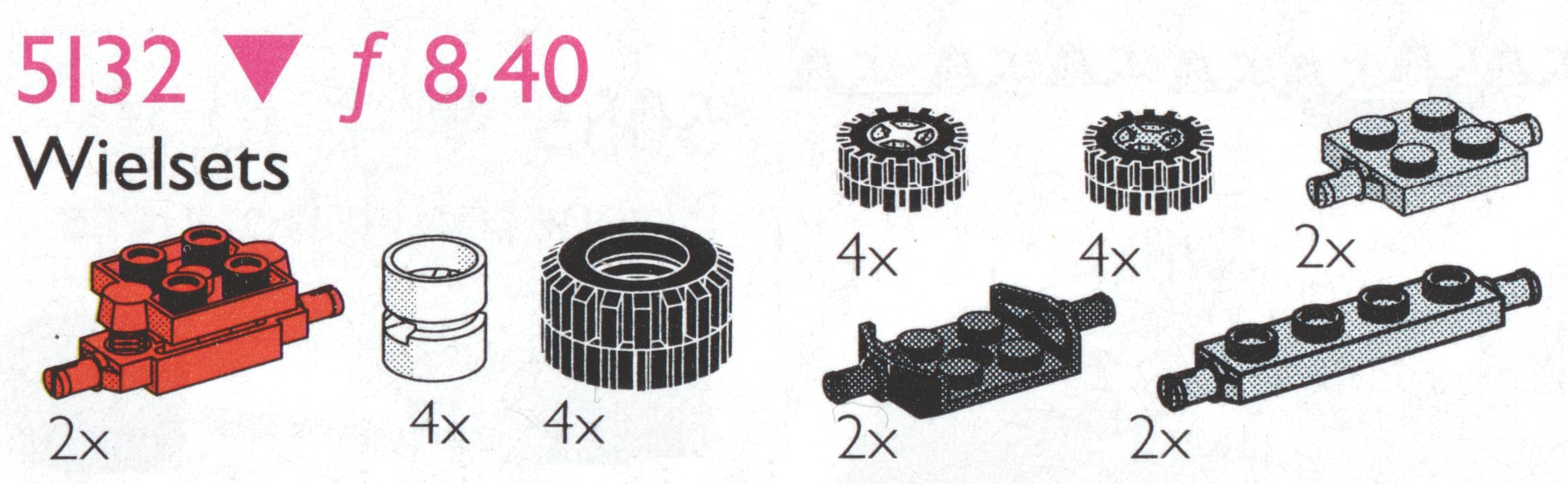 LEGO sættet Wheels, Bearings and Suspension