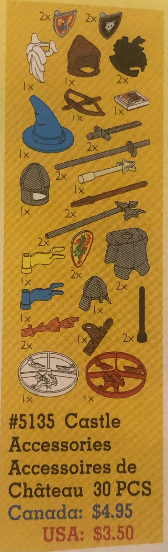 LEGO sættet Castle Accessories
