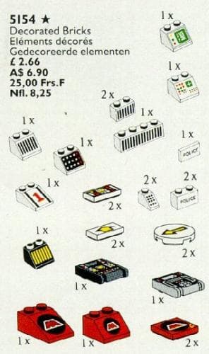 LEGO sættet Decorated Elements