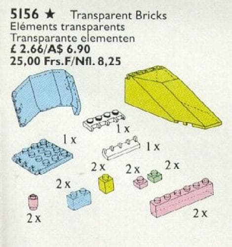 LEGO sættet Transparent Bricks