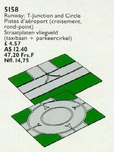 LEGO sættet T-Junction, Circle Plates