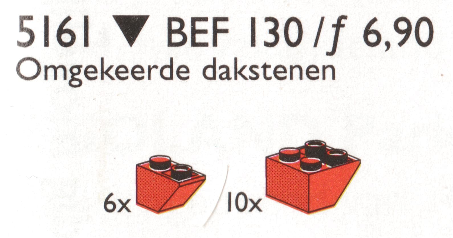LEGO sættet Inverted Slope Bricks