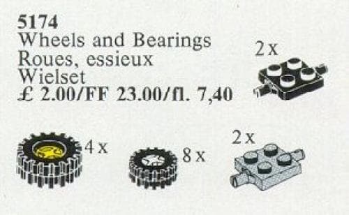 LEGO sættet Wheels and Bearings