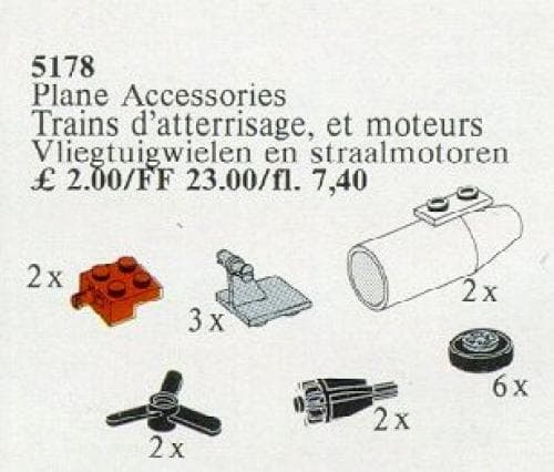 LEGO sættet Plane Accessories