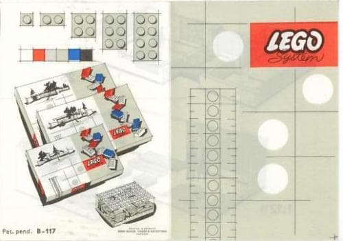 LEGO sættet 2 x 3 Plates (architectural hobby und modelbau version)