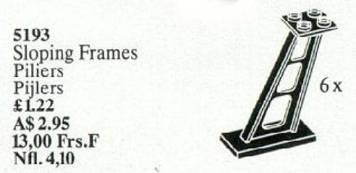 LEGO sættet Sloping Frames