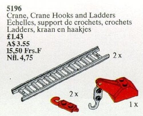 LEGO sættet Crane, Crane Hooks and Ladders