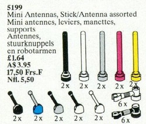 LEGO sættet Mini Antennas and Stick