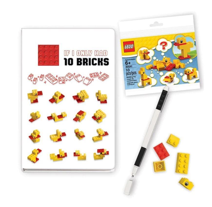LEGO sættet Duck Build Recruitment Bag Stationery Set
