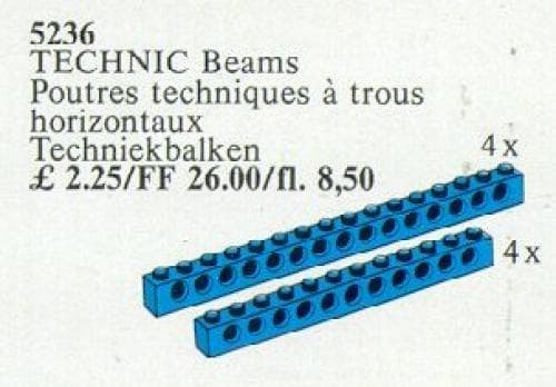 LEGO sættet TECHNIC Beams [Blue]