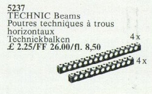 LEGO sættet TECHNIC Beams {black}